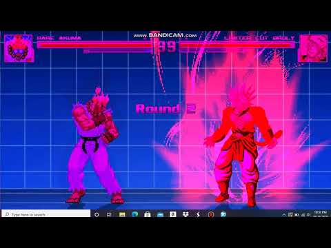 MUGEN Rare Akuma vs Limiter Cut Broly
