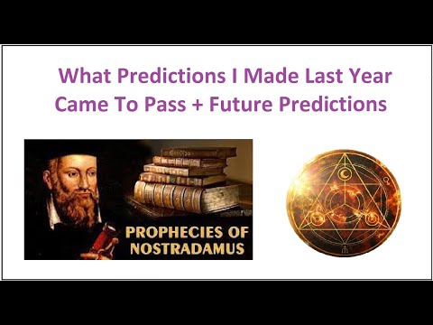 What Predictions I Made Last Year Came To Pass  Future Predictions
