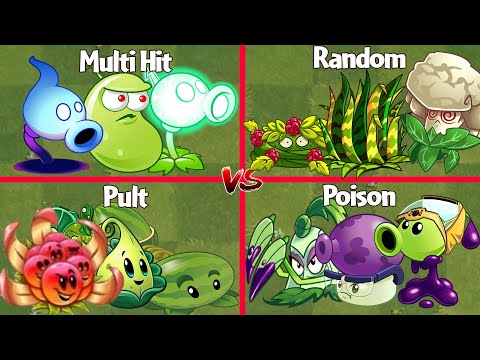 PvZ 2 10.3.1 4 Best Team Plants Vs Team Zombies - Which is best team plant ?