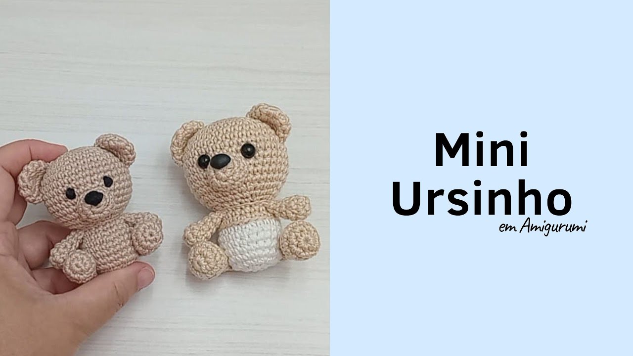 Mini Ursinho em Amigurumi - Aula Básica