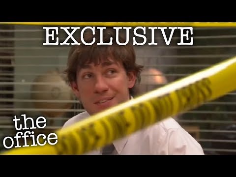 Jim & Dwight's Police Tape Prank (EXCLUSIVE) - The Office US