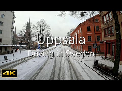 Driving in Uppsala | Sweden 🇸🇪 | Scenic City Tour | LUNITO Finland