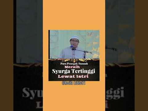 Meraih surga tertinggi lewat istri