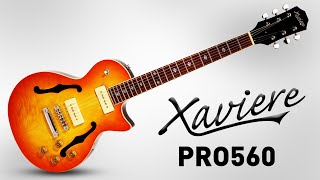 Video thumbnail for Xaviere PRO560 Semi-Hollow Guitar with GFS Kwikplug Pickups - Only at Guitarfetish.com by GuitarfetishTV