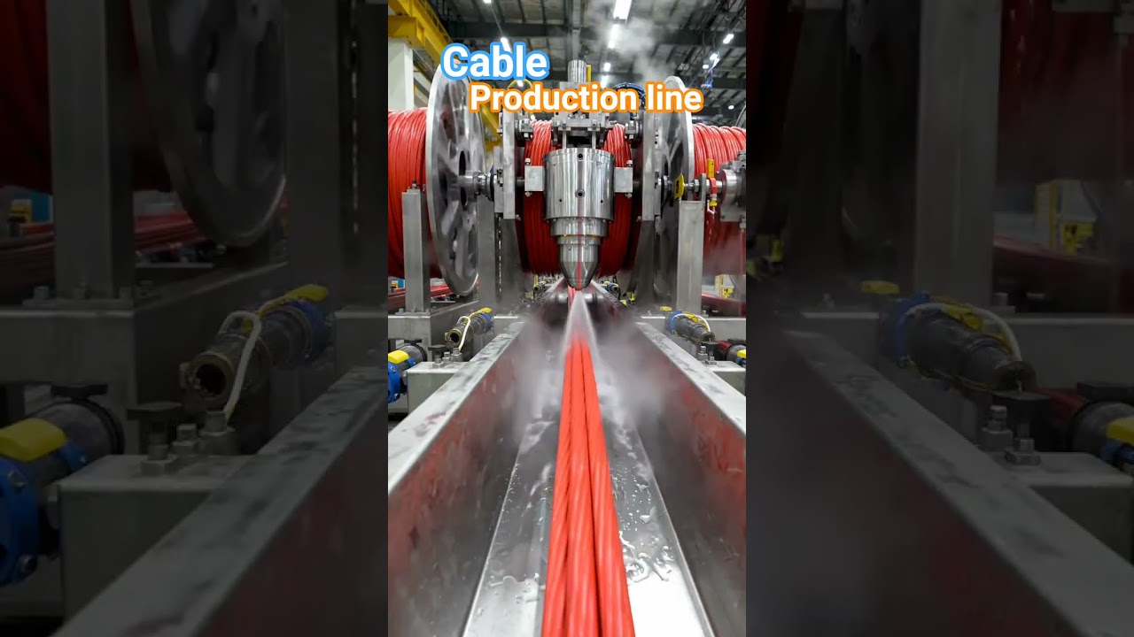Electric Cable production line manufacturing  #electrical #cable #electric