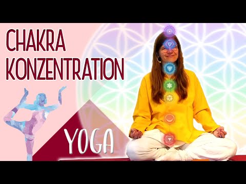 Yogastunde "Chakrakonzentration" mit Manuela - Yoga Vidya Live - 09:15 Uhr 29.04.2021