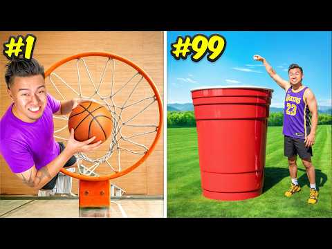 99% Success Rate Trick Shots (YOU MISS, YOU LOSE)