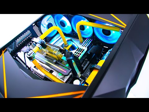 Building a $3000 ULTIMATE Water Cooled gaming PC with Custom Panels!