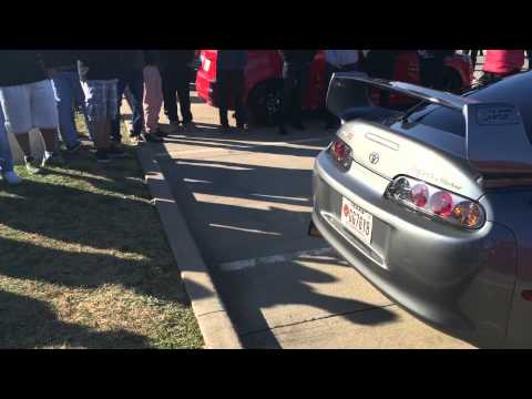 1200hp Supra 2-Step Flames - Cars & Coffee Dallas