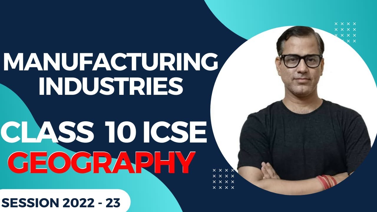 Manufacturing Industries One Shot | Agro and Mineral Based Industry ICSE Class 10 | @sirtarunrupani​