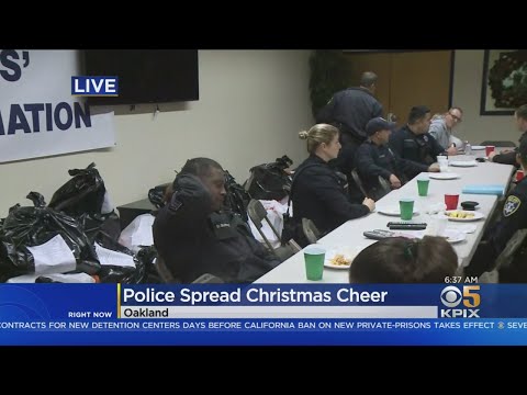 Oakland Police Officers To Deliver Christmas Cheer To Families In Need