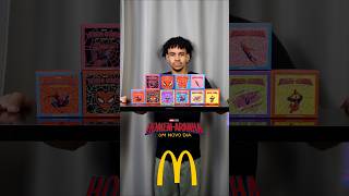 Comprei todos os brinquedos do Homem-Aranha do McDonald's! 🕷️🕸️#homeranha #mcdonald #surpresa