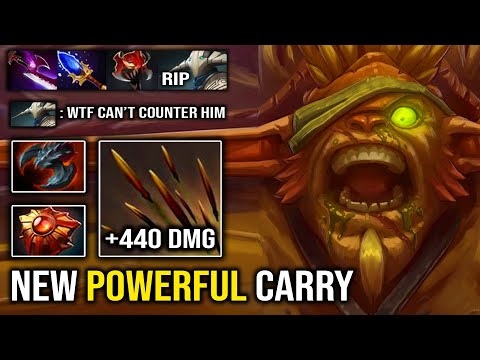 Even Silver Edge Sven Can't Counter Him | NEW Hard Carry Bristleback +440 DMG Max Quill Spray DotA 2