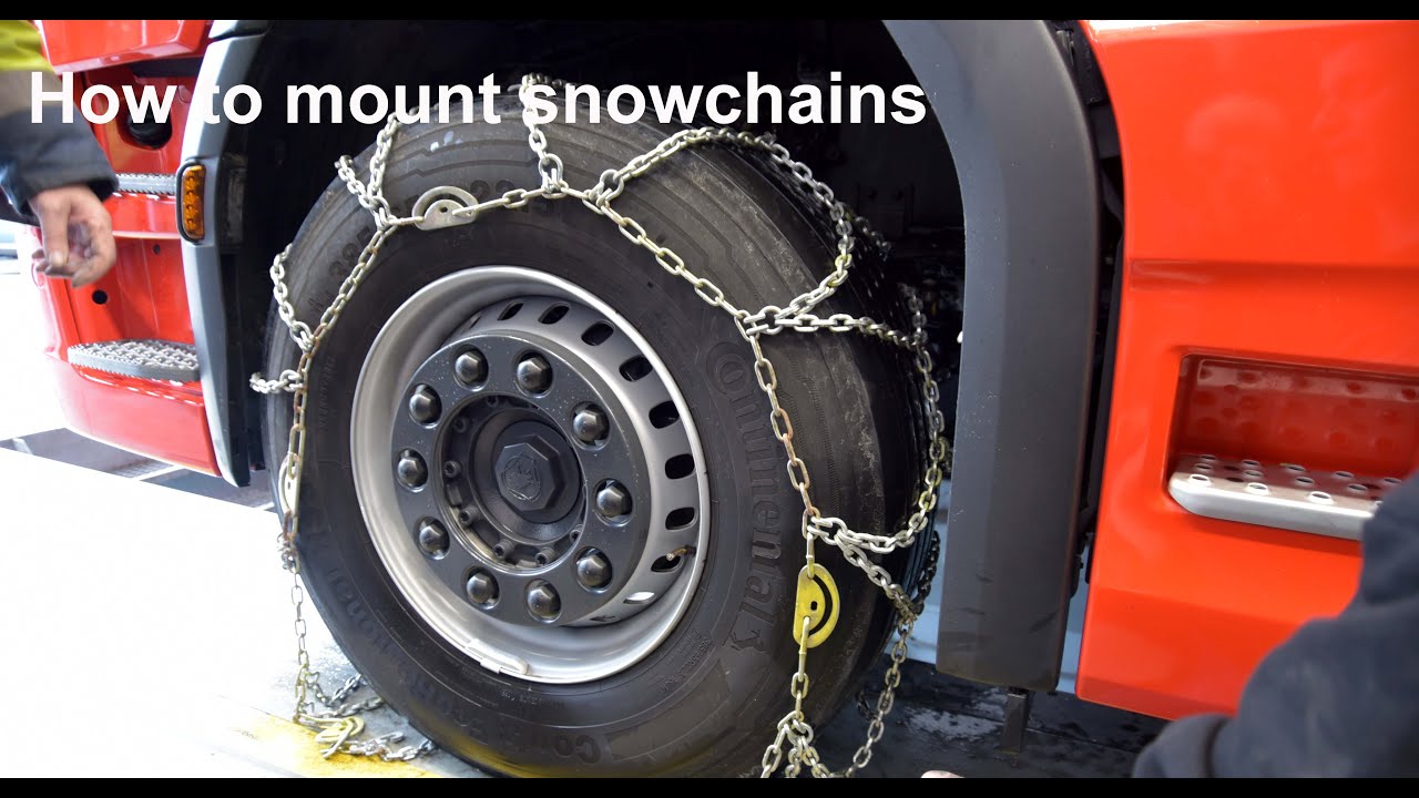 Hoe monteer je sneeuwkettingen?