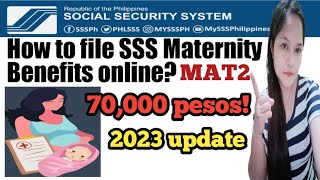 How to file SSS Maternity Benefits online? 2023 new update