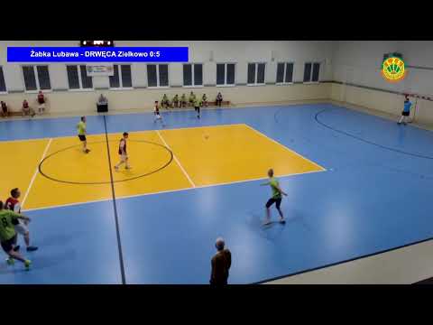 Żabka Lubawa - DRWĘCA Zielkowo 0:12 (0:6) (Byszwałd, 30.01.2022 r.)