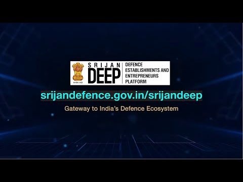 DDP has launched the SRIJAN DEEP Portal,a comprehensive database of defence vendors &  manufacturers