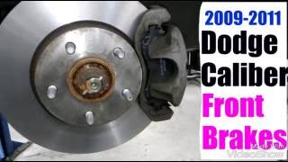 2009 - 2011 Dodge Caliber front brakes