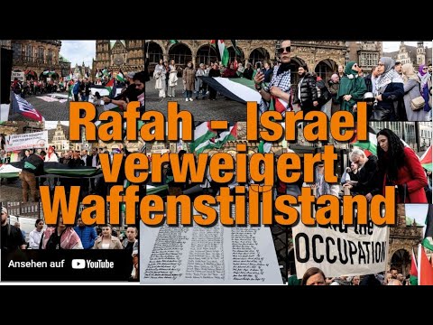 Rafah - Israel verweigert den Waffenstillstand