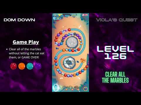 Viola's Quest 🟣🟠🔴 / Level 126 / Dom Down