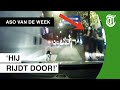 Voetgangers ontsnappen bij roekeloze inhaalactie - ASO VAN DE WEEK