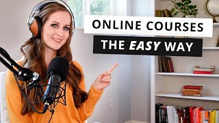 The EASIEST Way to Film & Edit Online Course Videos