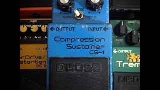 Video thumbnail for Boss Pedal Review 39: CS-1 Compression Sustainer by Cameron Johnson
