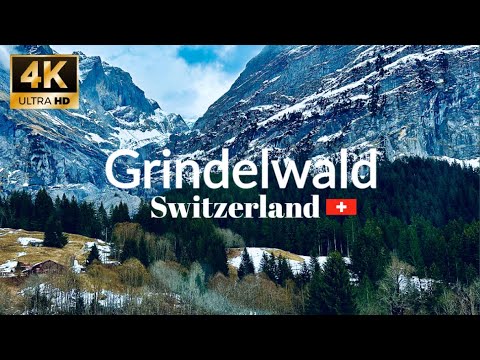Grindelwald, Switzerland 🇨🇭 –Magnificent Mountain Village in Jungfrau region–4K 60fps Walking Tour🚶
