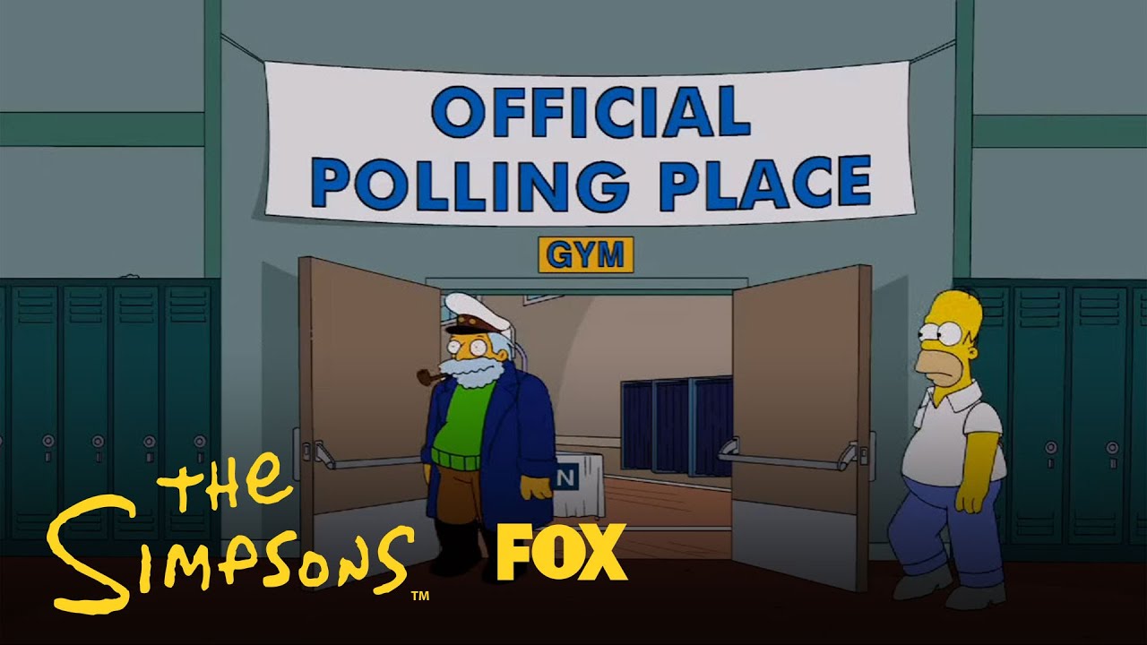 Homer Simpson Discovers The Dangers Of Electronic Voting