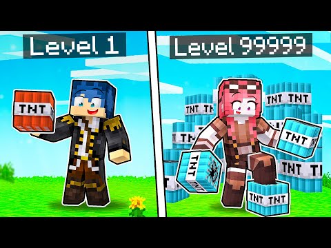 TNT DA 1€ VS TNT DA 1.000.000€! - MINECRAFT