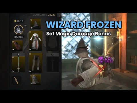 SOLO RANK MAIN WIZARD MASTERY FROZEN PAKAI SET MAGIC DAMAGE BONUS‼️