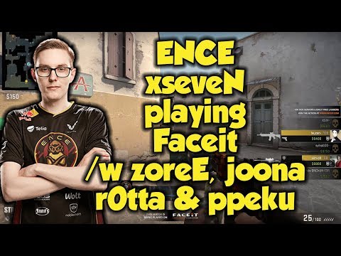 ENCE xseveN playing Faceit with zoreE, r0tta, joona & ppeku
