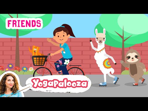 Friends + Friendship song! Learn to make new friends with @Yogapalooza!