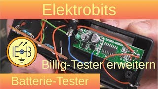 EB#9 Alkaline Batterie Tester um einfachen Belastungstest erweitert