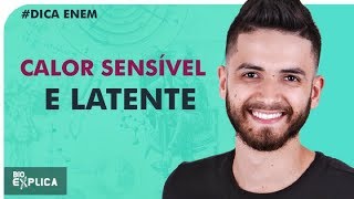 CALORIMETRIA - CALOR SENSÍVEL E LATENTE - DICA ENEM - Prof Thales I Bioexplica