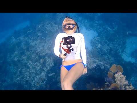 Scuba Diver Girls Photographing With Olympus in The Florida Keys!