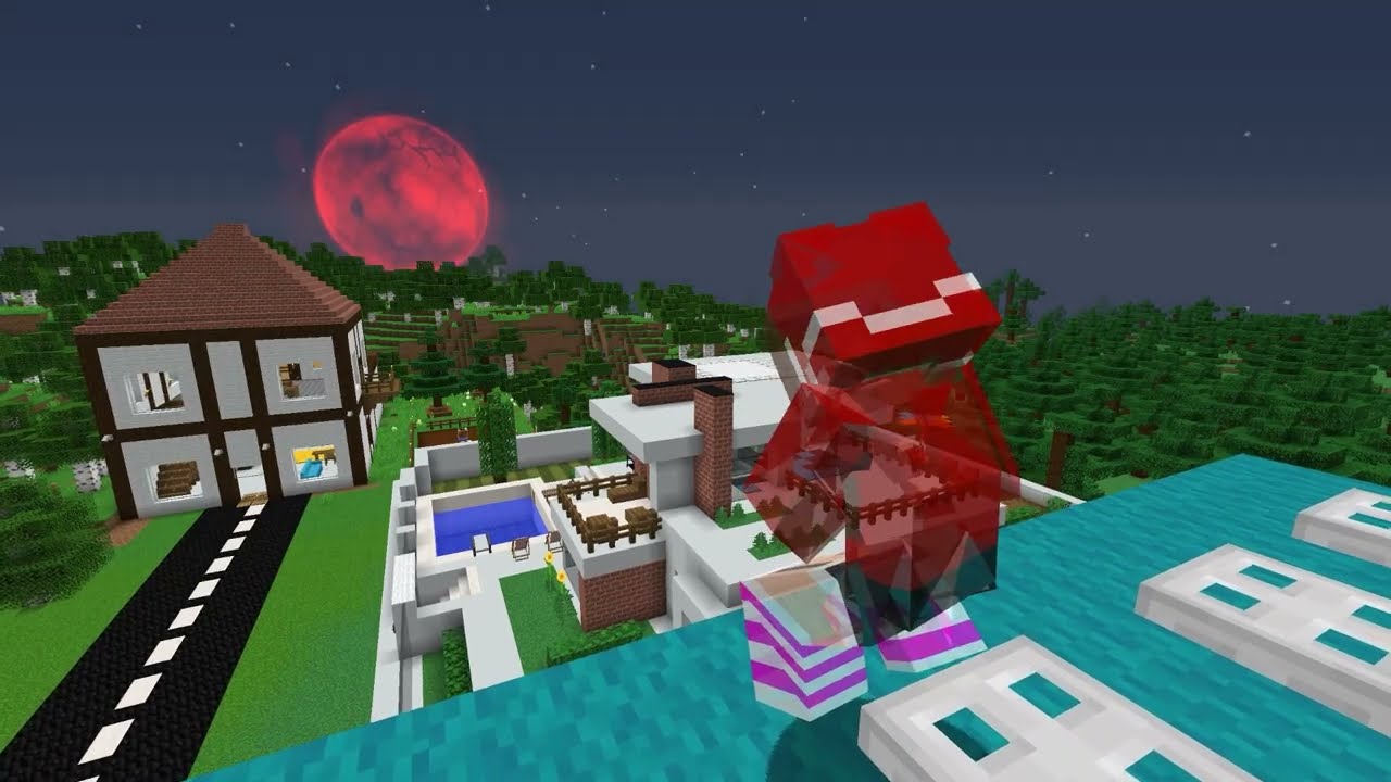 JJ  GIRL BECAME A GHOST in Minecraft! in Village - Maizen Minecraft JJ & Mikey