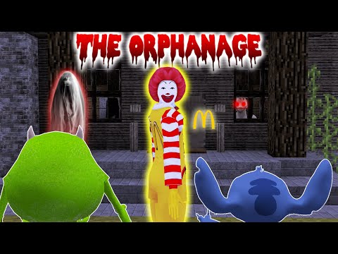 Exploring Haunted Orphanage with Ronald McDonald in Minecraft