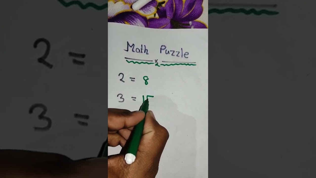 Maths puzzle #shorts #puzzle #ytshorts #youtubeshorts