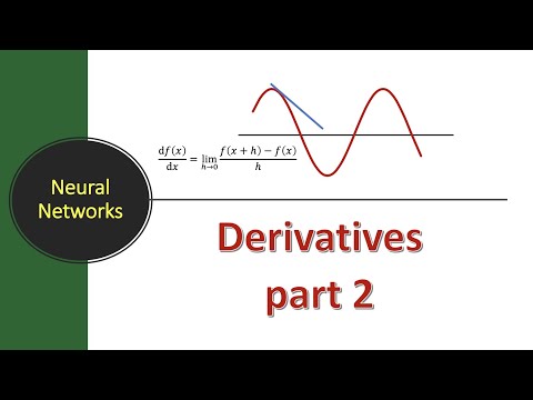 Lecture 9 Derivatives Part 2 | Derivative of x2 sinx cosx ln x polynomials | Power rule