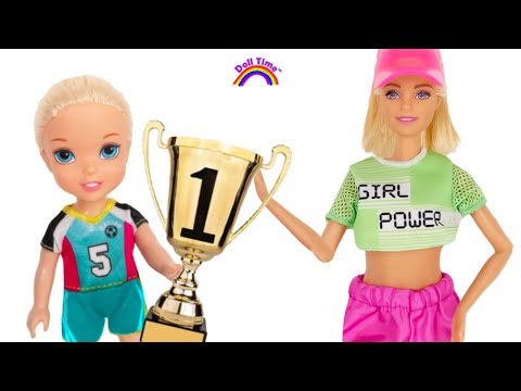 Elsie and Annie at Barbie's Summer Camp ☀️