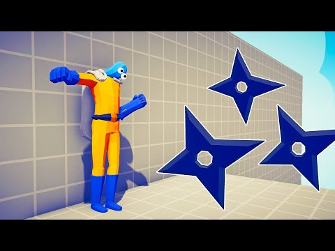 1.000.000 DAMAGE NINJA SHURIKEN vs ALL UNITS - TABS | Totally Accurate Battle Simulator 2023