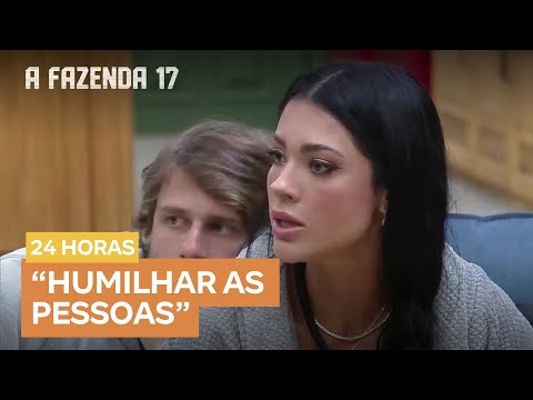 Rayane e Yoná discutem na sala por conta de lixo | A Fazenda 17