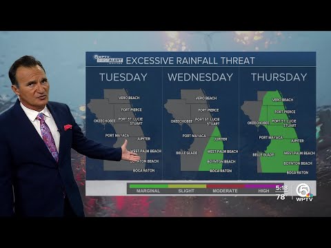WPTV First Alert Weather Forecast for Morning of Tuesday, Sept. 16, 2025