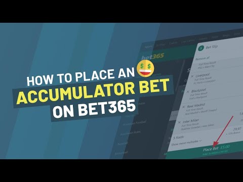 How To Do An Accumulator (Parlay) On Bet365