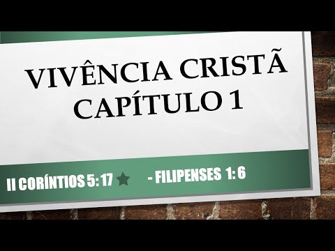 Vivência Cristã video
