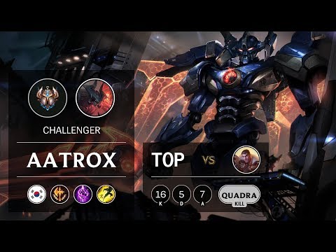 Aatrox Top vs Jayce - KR Challenger Patch 9.9