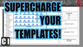 4 Tips to Supercharge AutoCAD Templates & Title Blocks! Automate & Standardize | 2 Minute Tuesday