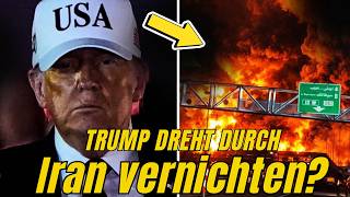 TRUMP DROHT IRAN MIT TOTALER ZERSTÖRUNG – Teheran lacht!