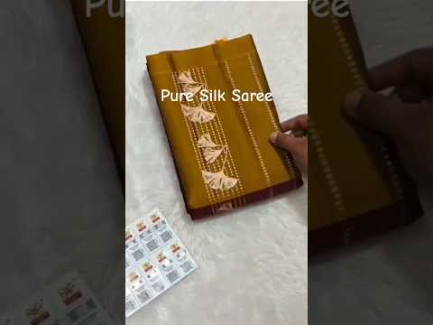 Shop Pure Silk Saree #onlineshopping #sarees by Ethnicbox # puresilk